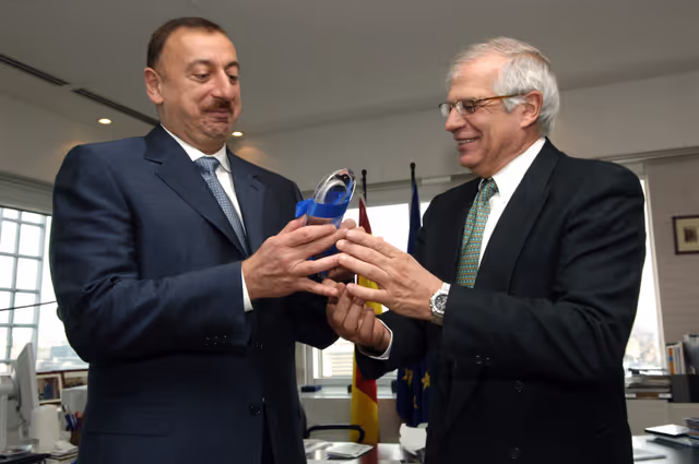 EP President meets with President of Azerbaijan, in Brussels