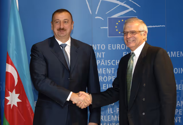 EP President meets with President of Azerbaijan, in Brussels