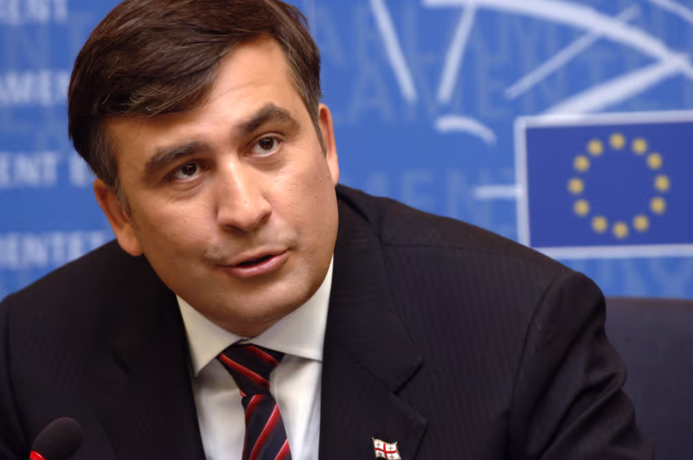 Press conference with Mikhail SAAKASHVILI, President of Georgia