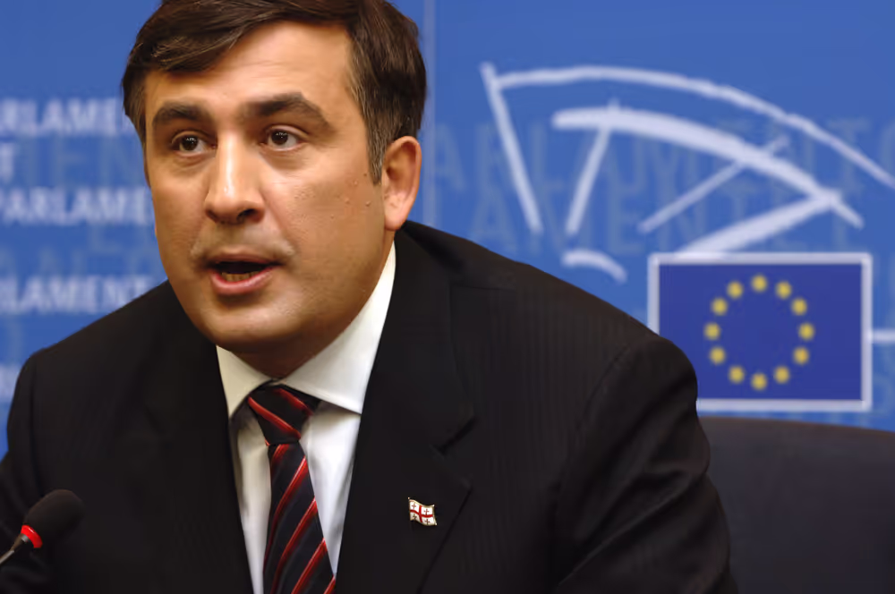 Press conference with Mikhail SAAKASHVILI, President of Georgia