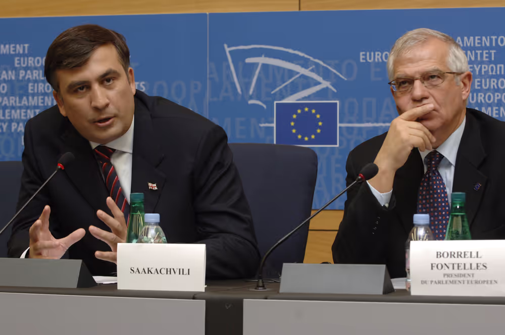 Press conference with Mikhail SAAKASHVILI, President of Georgia