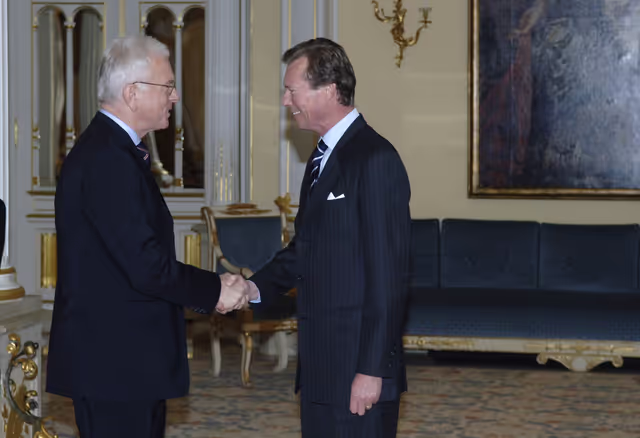 Fotografia 3: EP President meets with Grand Duke Henri of Luxemburg at the Royal Palace of Luxembourg