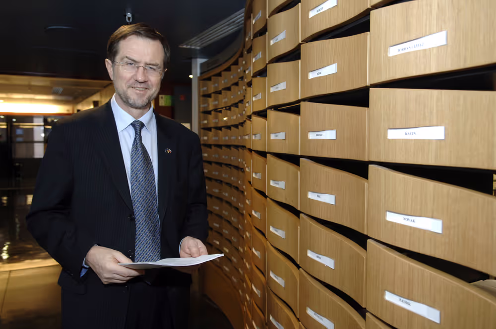 MEP Alojz PETERLE in Strasbourg