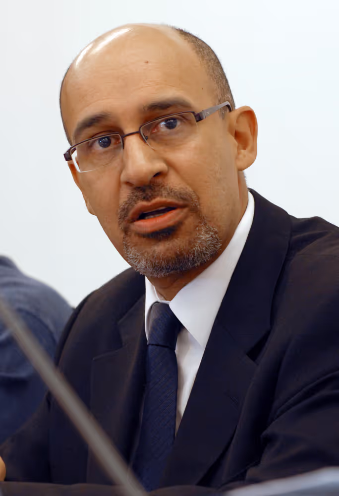 MEP Harlem DESIR attends a meeting in Strasbourg