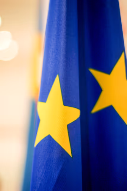 Photo 4: European flag close-up