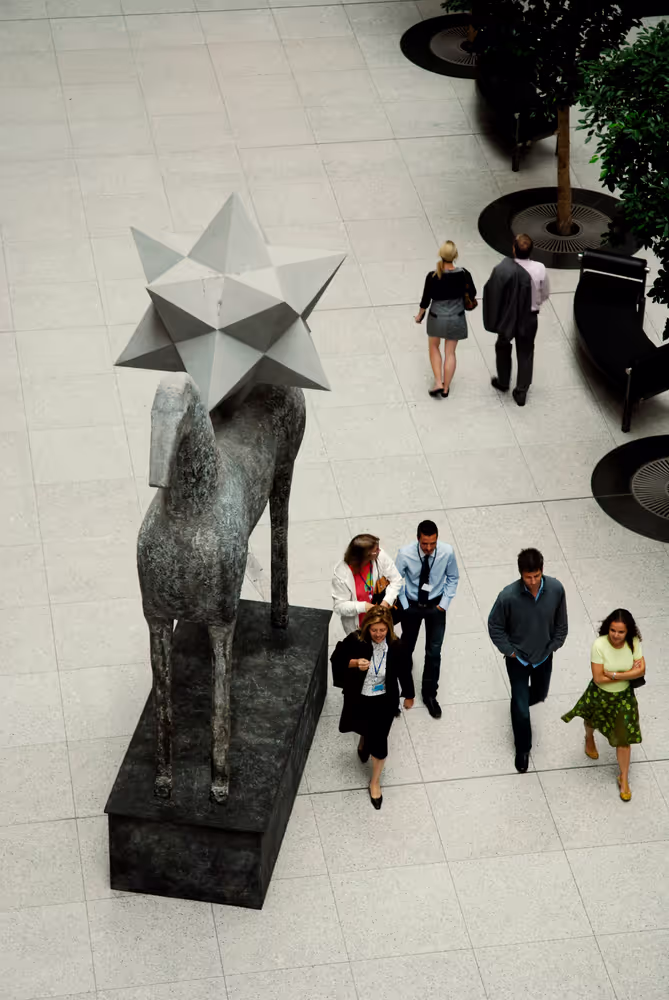 View of the EP building in Brussels.