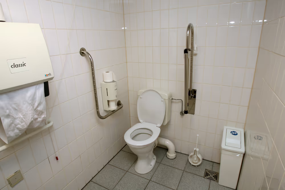 Toilet for disabled people