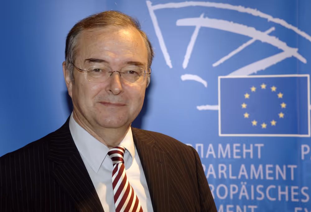 Portrait of MEP Herbert BOSCH in Brussels