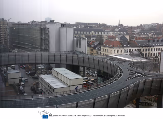 Valokuva 48: View of the EP building in Brussels.