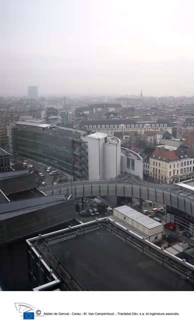Valokuva 1: View of the EP building in Brussels.