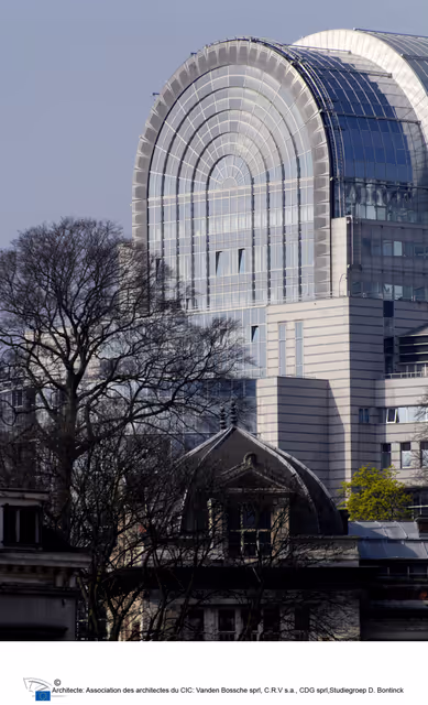 Valokuva 46: View of the EP building in Brussels.