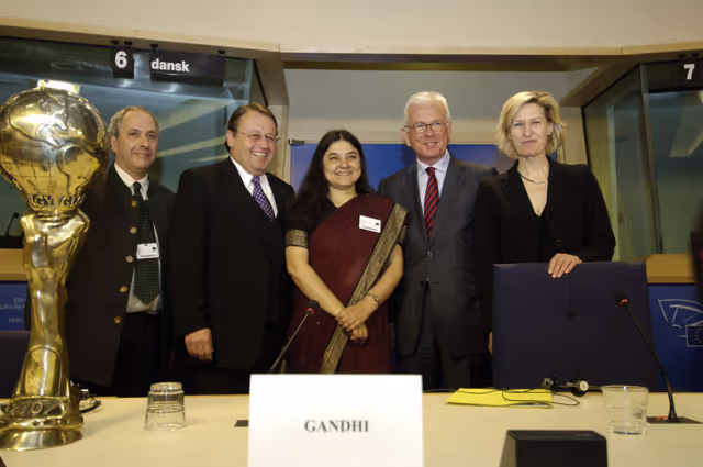 Foto 13: Press conference to present the Energy Globe Award ceremony in Brussels