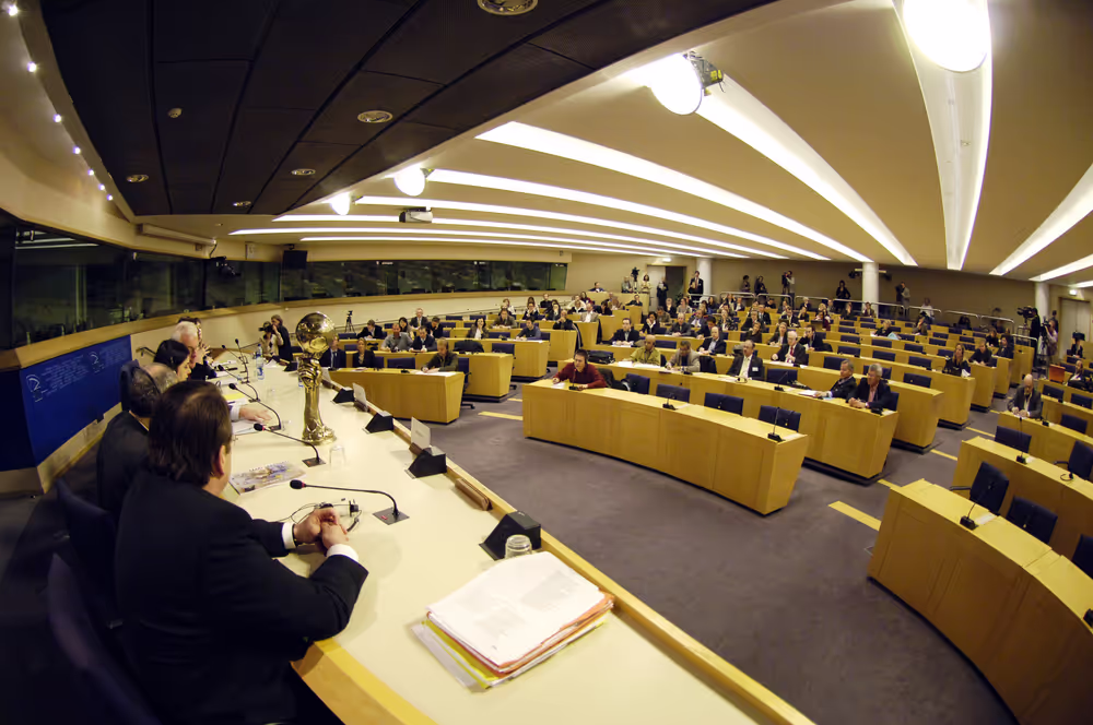 Press conference to present the Energy Globe Award ceremony in Brussels