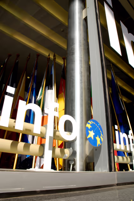 Valokuva 35: Infopoint of the EP in Brussels