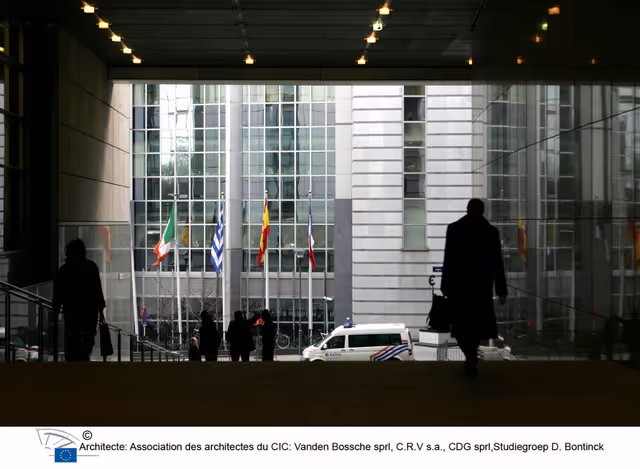 Valokuva 11: View of the EP building in Brussels.