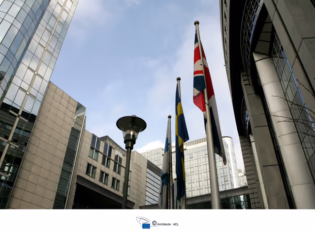 Valokuva 10: View of the EP building in Brussels.