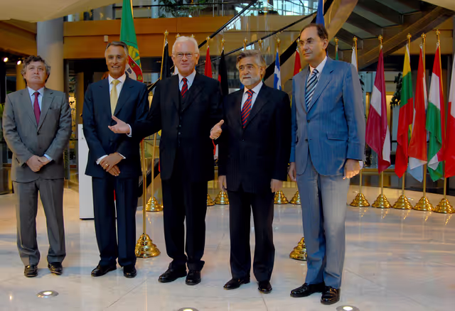 EP President meets with the President of Portugal.