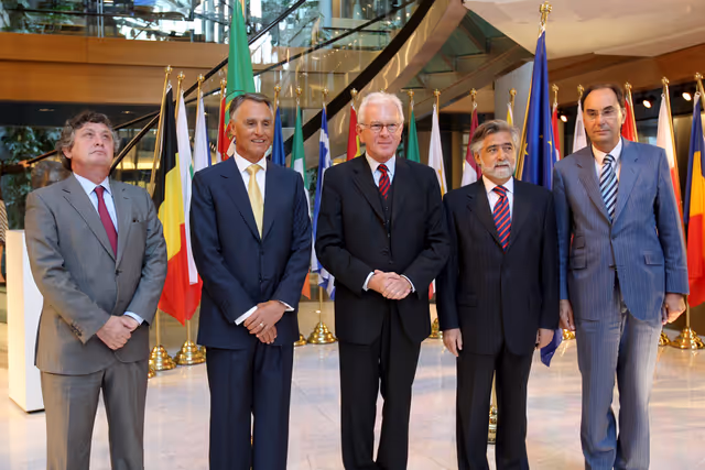 EP President meets with the President of Portugal.