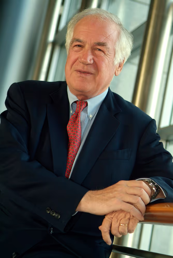 MEP Karl von WOGAU attends an interview in Brussels