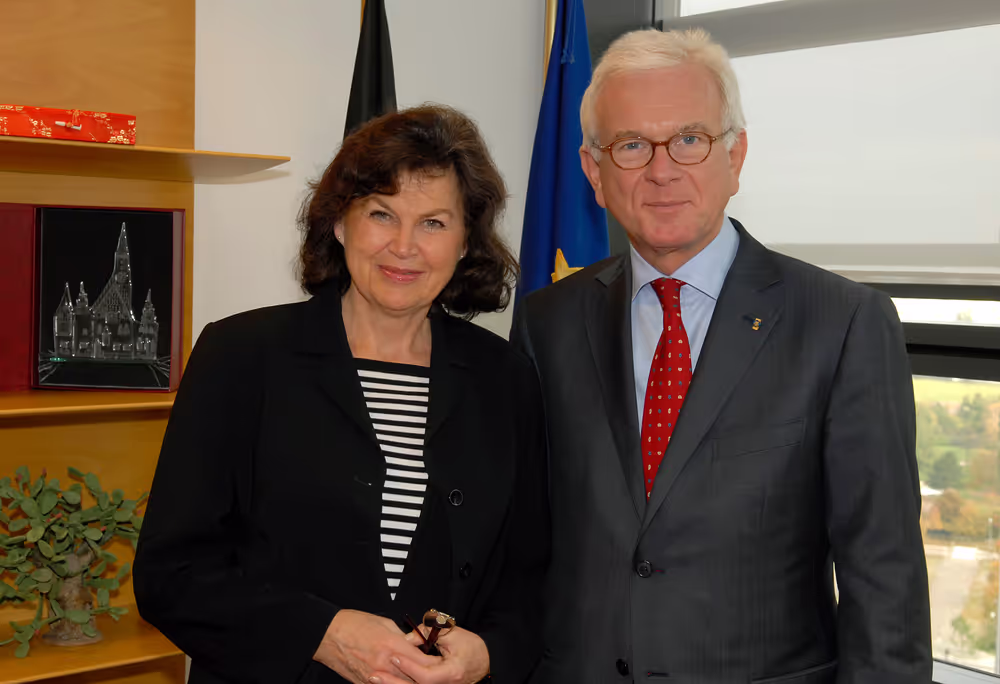 MEP Charlotte CEDERSCHIOLD meets with  EP President
