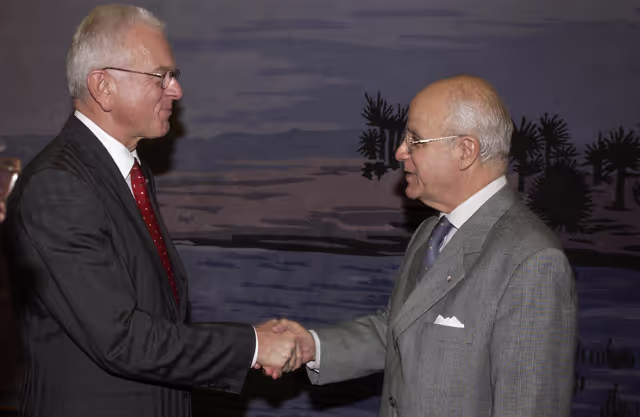 EP President Official visit to Algeria. Meeting with Algerian Foreign Minister.