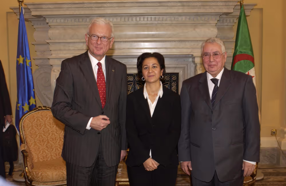 EP President Official visit to Algeria. Meeting with the  Algerian Senate President.