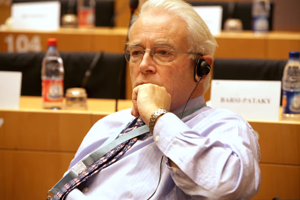 MEP Philip BUSHILL-MATTHEWS attends a meeting in Brussels