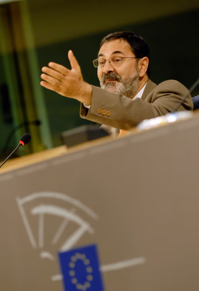 MEP David HAMMERSTEIN holds a press conference in Brussels