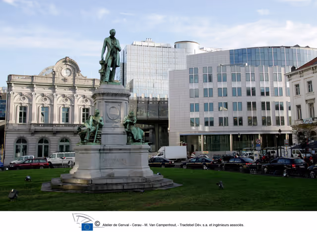 Valokuva 5: View of the EP building in Brussels.