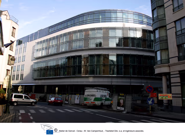 Valokuva 13: View of the EP building in Brussels.