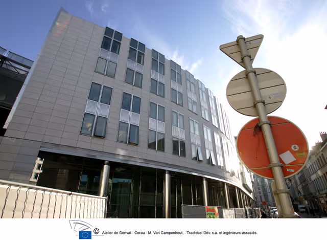 Valokuva 16: View of the EP building in Brussels.