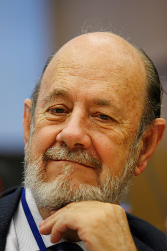 Former EP President Jose Maria GIL-ROBLES GIL-DELGADO attends a meeting in Brussels