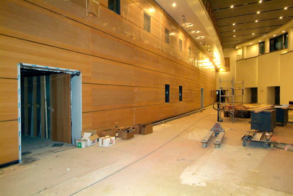 Construction site of the D5 - JAN building in Brussels