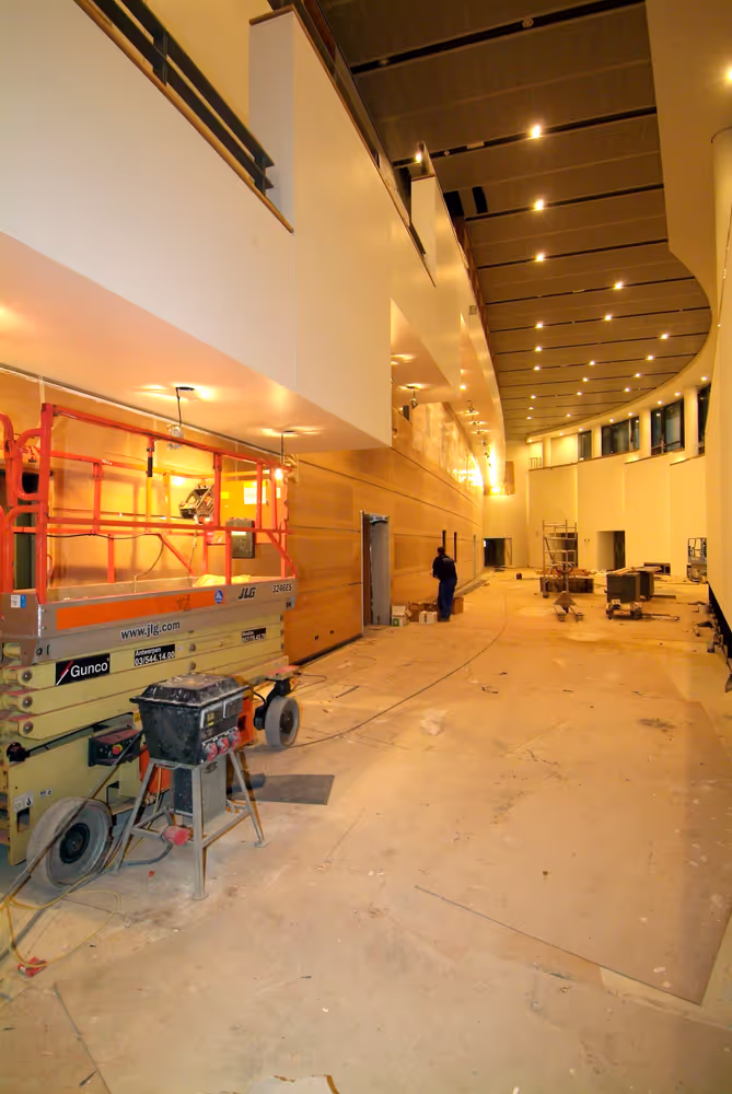 Construction site of the D5 - JAN building in Brussels