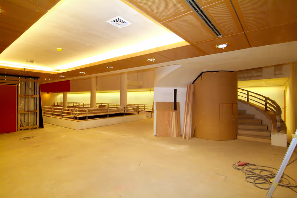 Construction site of the D5 - JAN building in Brussels