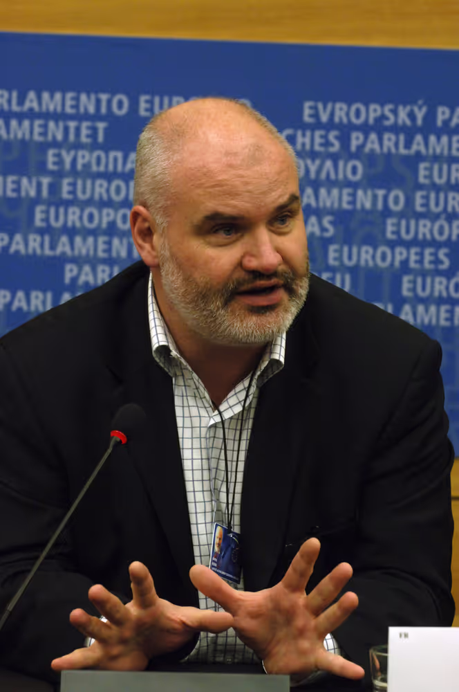 MEP Jacky HENIN holds a press conference in Strasbourg