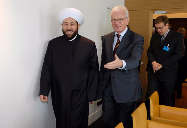 Fotografia 9: EP President meets with the Grand Mufti of Syria.