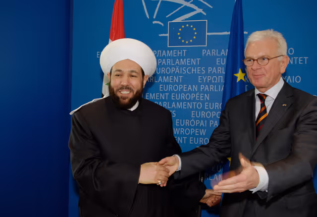 Fotografia 5: EP President meets with the Grand Mufti of Syria.