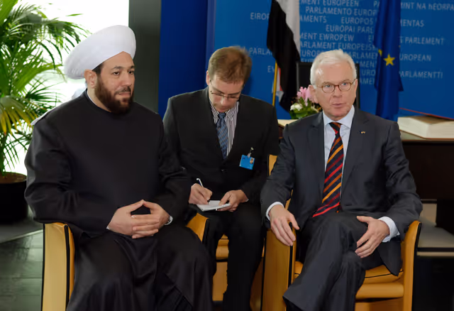 Fotografia 3: EP President meets with the Grand Mufti of Syria.
