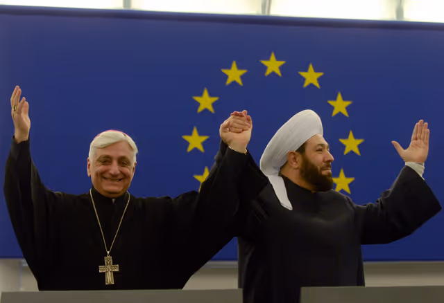Valokuva 6: EP President meets with the Grand Mufti of Syria.