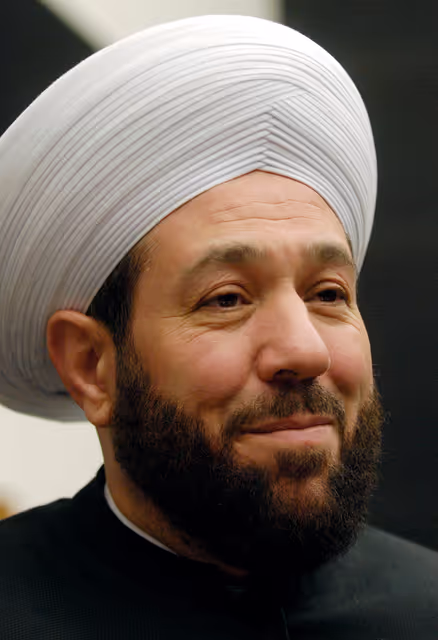 Fotografia 20: Interview with the Grand Mufti of Syria.