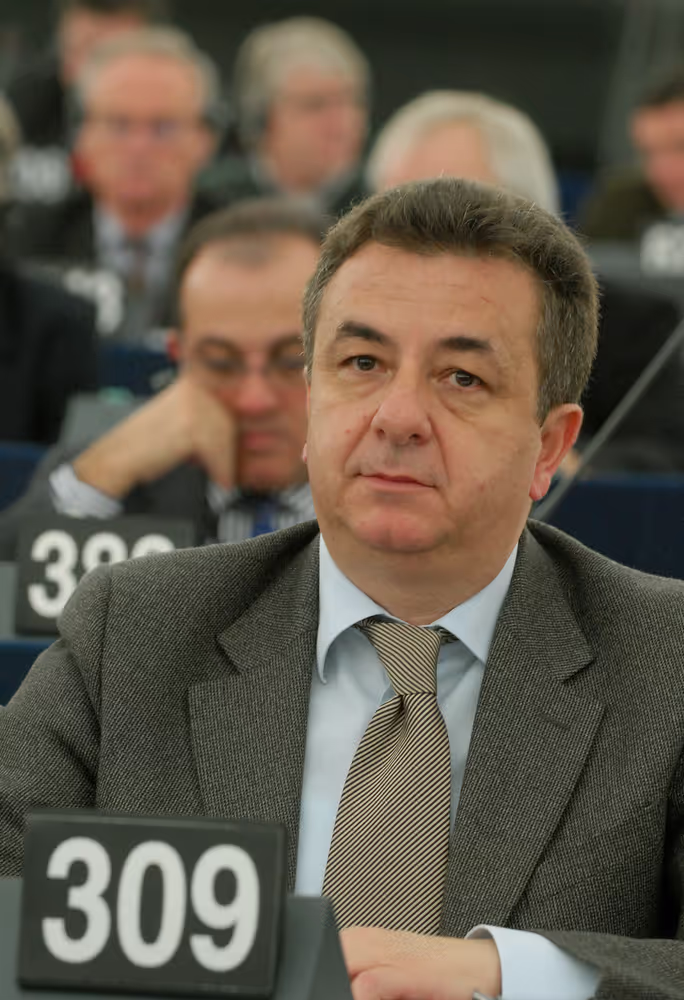 Stavros ARNAOUTAKIS MEP in plenary session at the EP in Strasbourg.
