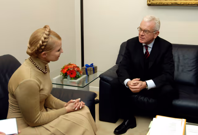 EP President meets with the Prime Minister of Ukraine.