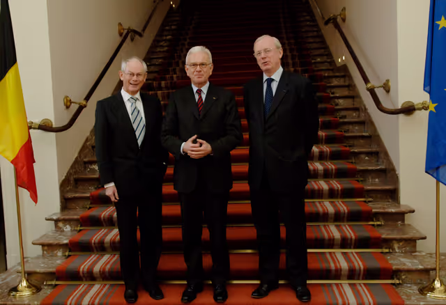 Fotografia 12: Official visit of the President of the EP to Belgium. Visit of the Belgian Parliament.