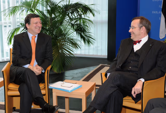 Foto 15: EC President meets with the President of Estonia.