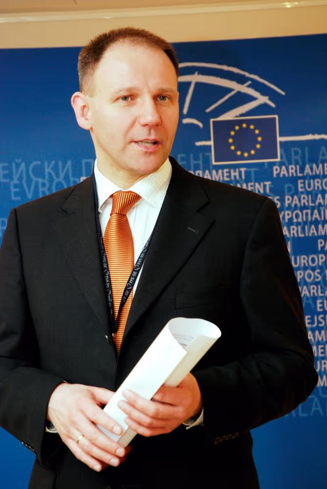 EP President meets with  MEP Jacek PROTASIEWICZ in Brussels