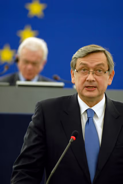 Fotografija 3: Official visit by the President of Slovenia at the EP in Strasbourg - Adress by the President during a formal sitting