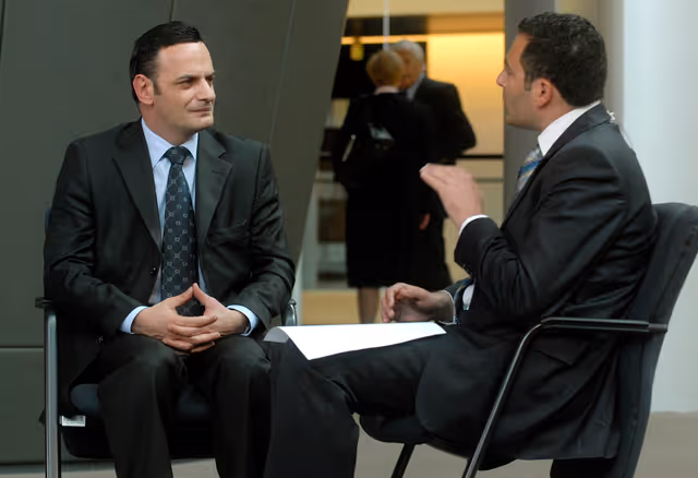 Fotografi 3: MEP David CASA attends an interview in Strasbourg