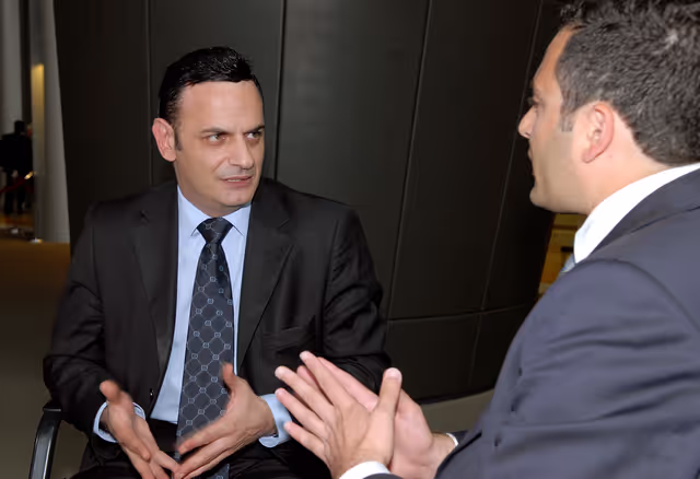 Fotografi 4: MEP David CASA attends an interview in Strasbourg