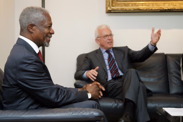 Foto 13: EP President meets with UN former Secretary General in Brussels